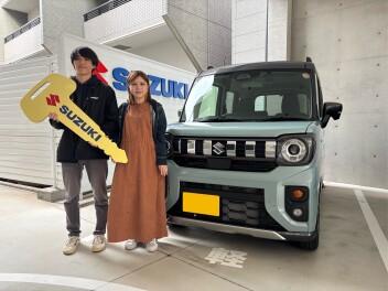 スペーシアギア　ご納車おめでとうごさいます